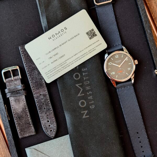 nomos glashÜtte club campus 38 night